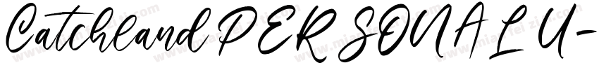 Catchland PERSONAL U字体转换